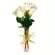 Florero Condolencias Presencia 3 Rosas Blancas