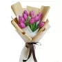 Ramo de Flores con 10 Tulipanes Rosados