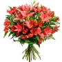 Ramo de Flores Lilium Rojos