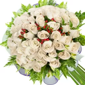 Ramos de 32 Rosas Blancas